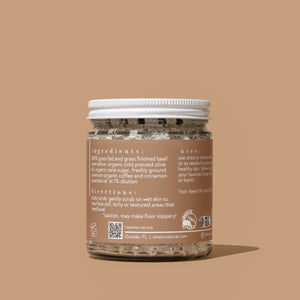 AWAKEN tallow coffee scrub
